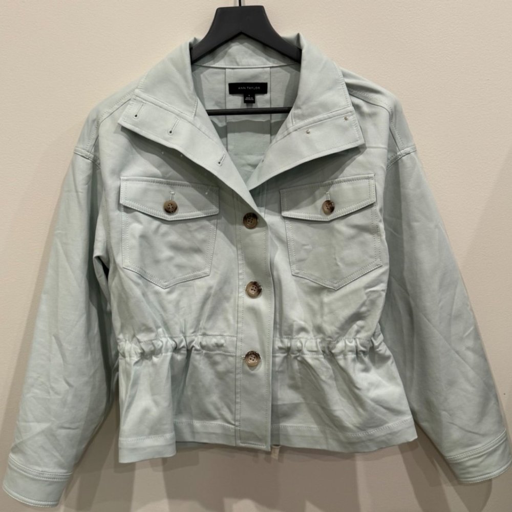 Ann Taylor Drawstring Jacket